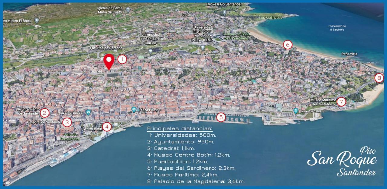 Piso San Roque 3 Hab Cerca Del Centro Y Universidad Διαμέρισμα Σανταντέρ Εξωτερικό φωτογραφία
